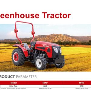 Trator para Estufa JINMA Greenhouse Tractor