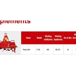 Enxada Rotativa TL-85 — Rotary Tiller