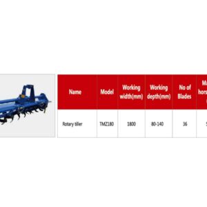 Enxada Rotativa TMZ180 — Rotary Tiller