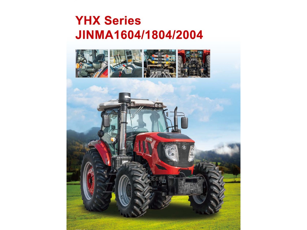 Tratores YHX Series JINMA1604, JINMA1804 e JINMA2004